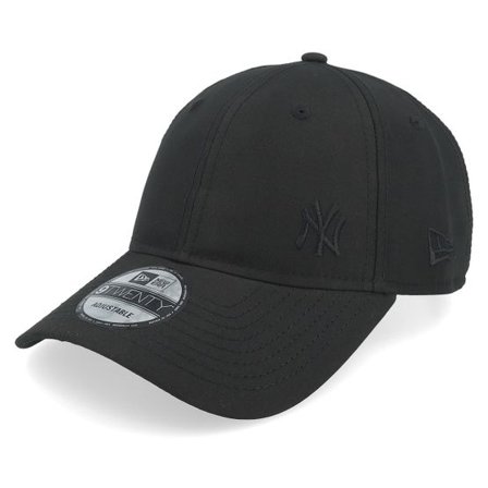 New Era - MLB Svart unconstructed Keps - New York Yankees Flawless 9TWENTY Black Dad Cap @ Hatstore