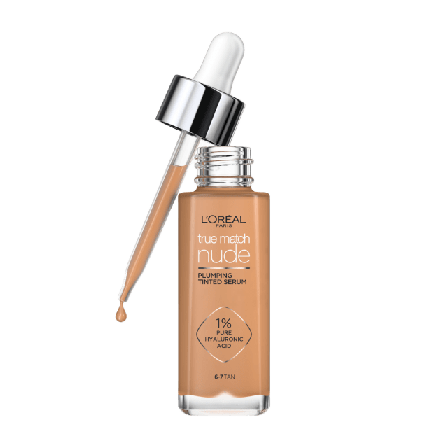 L'Oréal Paris True Match Nude Plumping Tinted Serum Foundation Unisex Brun 30 ML