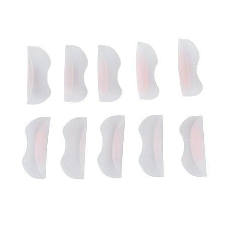 5 par silikone holdbare falske øjenvippebukker krøller løftende falske øjenvipper pude