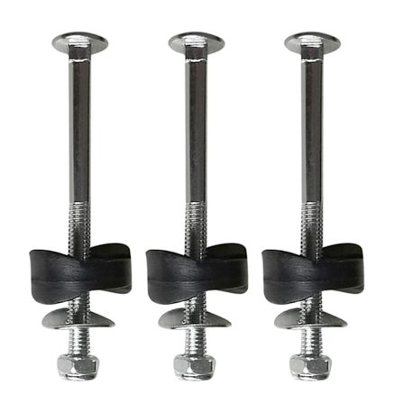 3 stk. Trampolineskruer Galvanisert Stål Trampoline Hoppeseng Vognskrue Mutter Trampoline Stabilitetsverktøysett