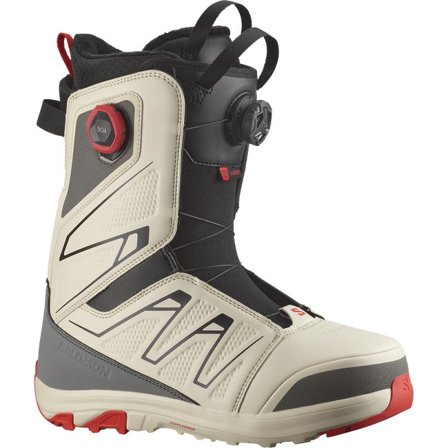 Salomon - Scarponi da snowboard da uomo Launch Boa Sj Boa - Almond Milk / Castlerock / Black