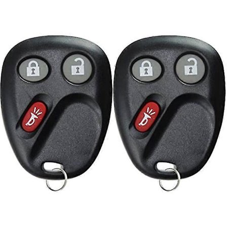2 stk. fjernkontrollnøkkel erstatning for Cadillac/chevrolet/gmc/hummer/torrent