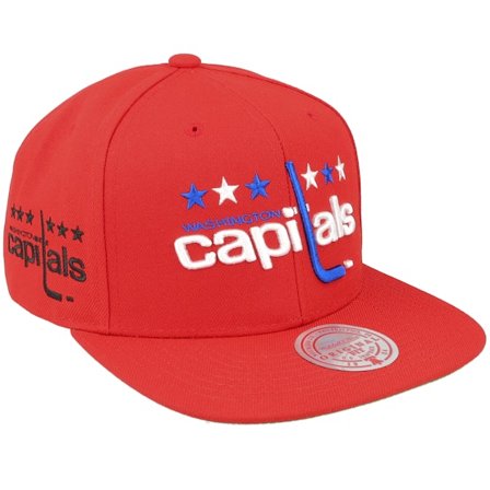 Mitchell & Ness - Washington Capitals Alternate Flip Red Snapback Snapback Red Cap - NHL @ Hatstore