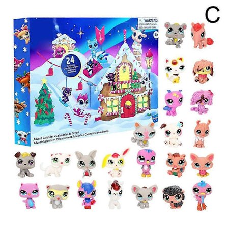 24-dagers adventskalender med samleobjekt Bubblebug-kjæledyr for barn, nedtelling til jul [BR]