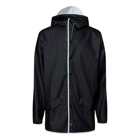 Rains Jacket (2021) Unisex rain jackets Black S/M