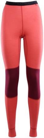 Aclima - Lightwool Reinforced Longs - Naisten - merinovillapitkikset - Baked Apple/Zinfandel- Kerrastohousut - Naisten