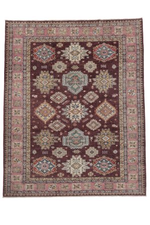 Hand Knotted Kazak Ariana Rug 243X302 Brown/Black