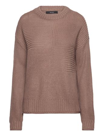 Vmvada Ls O-Neck Pullover Bf Brown Vero Moda