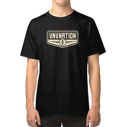 VNV Nation Classic Black Tee T-shirt L