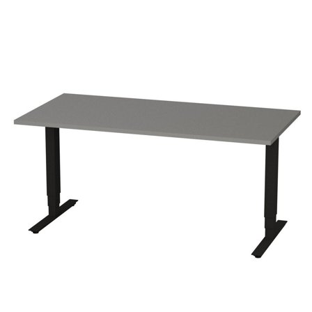 DENORD DESIGN Bord höj/sänk Pro 1600x800 grå/svart - Lyreco - Kontorsmöbler och inredning - Bord och hurtsar - Skrivbord - Höj/sänkbar