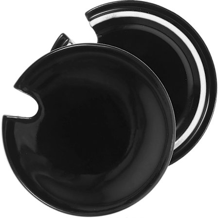 2 stk. Keramisk Krus Låg Kop Dæksler Keramisk Te Kop Låg Rundt Vand Krus Låg med Hul