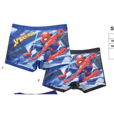 Spiderman / Spindelmannen Badbyxor / Badbyxa - Hero 104/110, Svart/blå