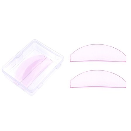 1 par Silikon Lash Perm Pads Mjukgörande Lyftande Fransar Stavar Shield Självhäftande 3D ögonfransböjare Tillbehör Sminkverktyg