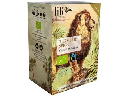 life BY FOLLIS Te Gurkmeja kryddor 20/fp - Lyreco - Kök och servering - Kaffe och te - Te