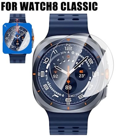 1-5 st Lättinstallerat Härdat Glas för Samsung Galaxy Watch8 Classic 40mm 44mm Ultra HD Skärmskydd Explosionssäker Film