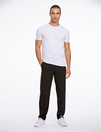 Lindbergh Relaxed Fit Formal Pants - Black - XS
