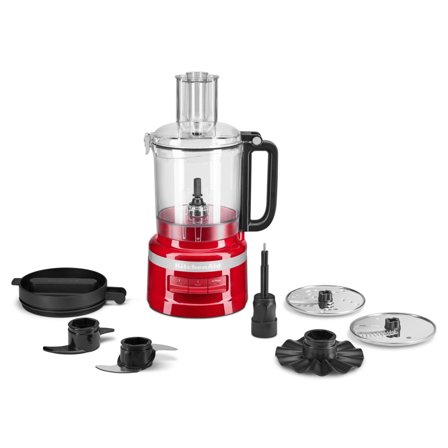 Kitchenaid 5KFP0921EER Foodprosessor, 2,1 liter, empire red - Kjøp kjøkkenmaskin hos Bakeren og Kokken