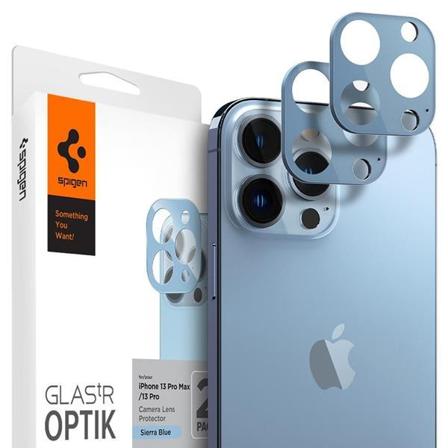 Spigen Optik.tr Kameralinseglas 2-Pack iPhone 13 P Blue