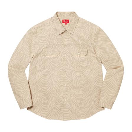 Supreme - Skjortor - Beige - Herr - Storlek: L, Herr, Storlek: L