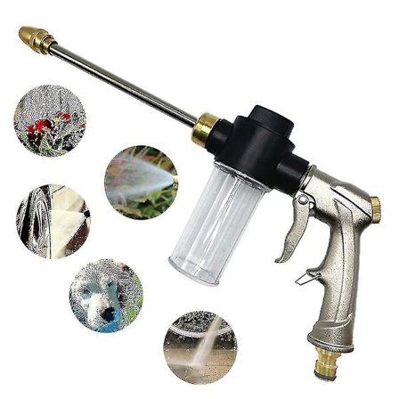 Puutarhan kastelupistooli Kotitalous Korkeapaineinen Suihku Vaahto Autonpesun Suutin Veden Suihkupistooli Puutarhatyökalut
