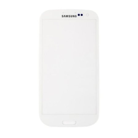 Framskärm vit + lim för Samsung Galaxy S3 I9300 I9305