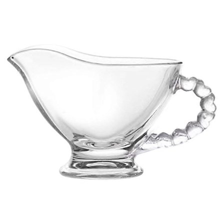 Sauseskål i glass med håndtak Klar sauseskål Sauseskål Serveringskopp for salatdressing_Billige gaver