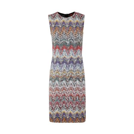 Missoni, Sleveless Midi Dress Grijs, Dames, Maat:S
