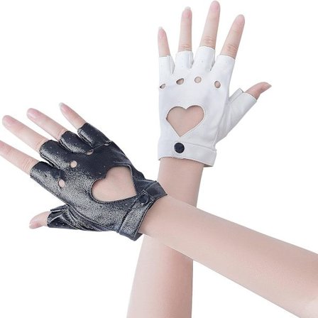 Danganronpa Hvide & Sorte Monokuma Cosplay Halloween Handsker Cosplay Tilbehør KLB