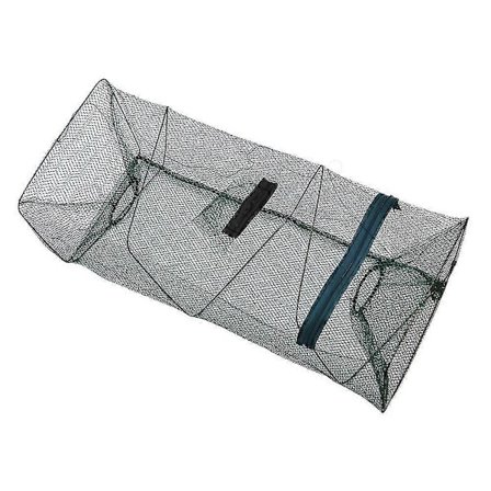 Sammenleggbar fiskefellenett bærbar glidelås agn for reker kreps krabbe agn fiskenetting utstyr