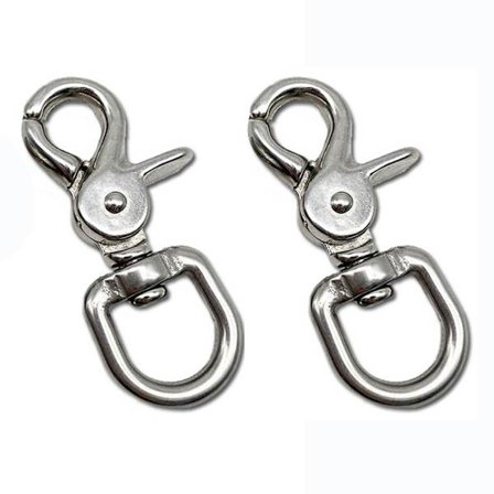 2 stk. utløserkroker dreibare utløserkroker saksekroker