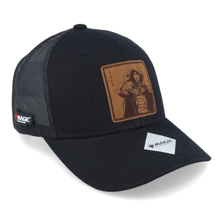 Magic: The Gathering - Zwart trucker Cap - Jace Planeswalker Black Retro Trucker @ Hatstore