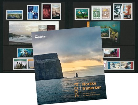 Norge - Årsmappe 2024 - Postfrisk