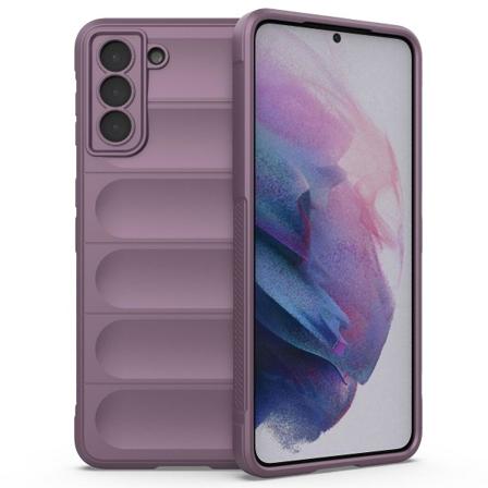 Robust bakdeksel for Samsung Galaxy S21+ 5g - støtsikker, myk TPU-beskyttende deksel Light Purple