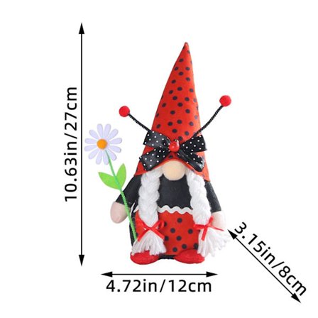 Halloween Gnomes Plysch Dekor Rudolph Ansiktslös Docka Goblin Plysch Leksak Heminredning