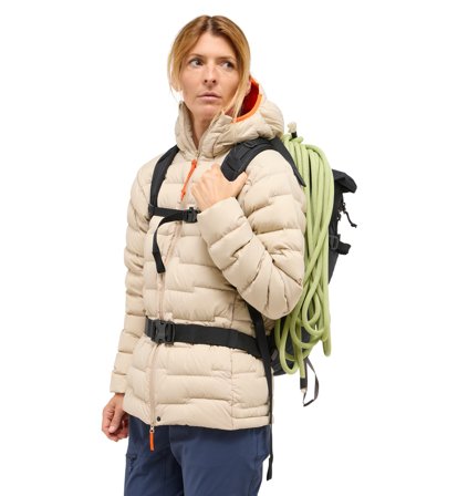 Haglöfs ROC Flash Down Hood Women Chalk Beige - XXL