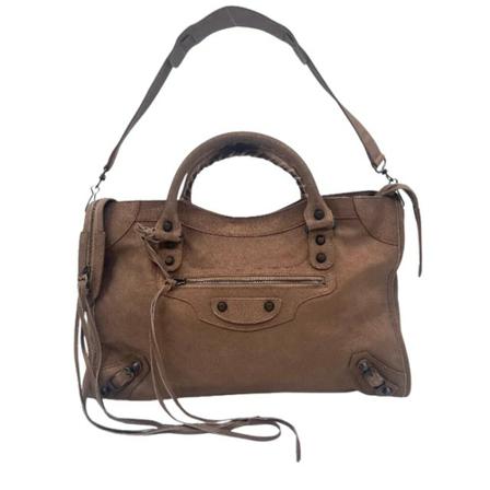 Balenciaga Vintage Pre-owned Läder balenciaga-vskor brun, Dam Vintage Väskor, Dam, Storlek: ONE SIZE