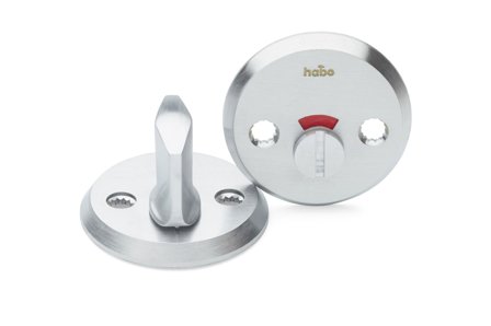 Habo A265Z WC-tilbehør sink Børstet krom, Dør- & vindusbeslag