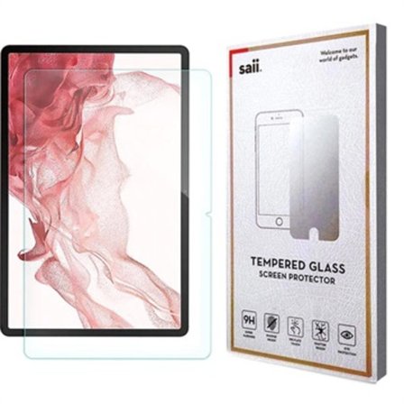 Saii 3D Premium Samsung Galaxy Tab S7+/S8+ Härdat Glas Skä...
