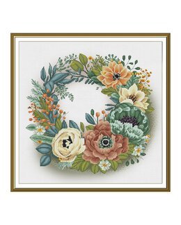 Stickpackung Bild Frühlingskranz - Nova Sloboda