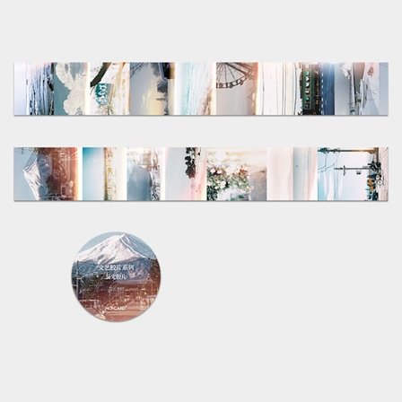 Washi Tape Retro Scenery TYPE D TYPE D