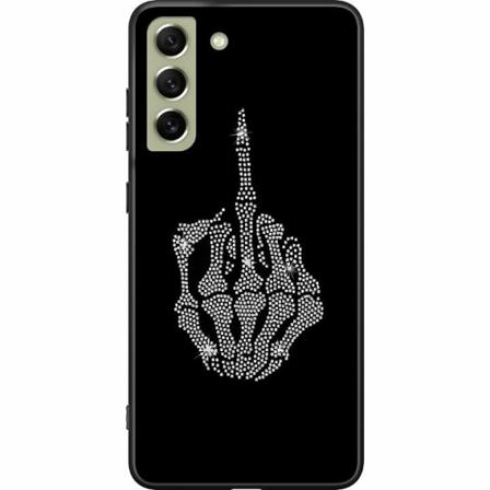 Samsung Galaxy S21 Fe 5g Svart Skal Fuck You Bling