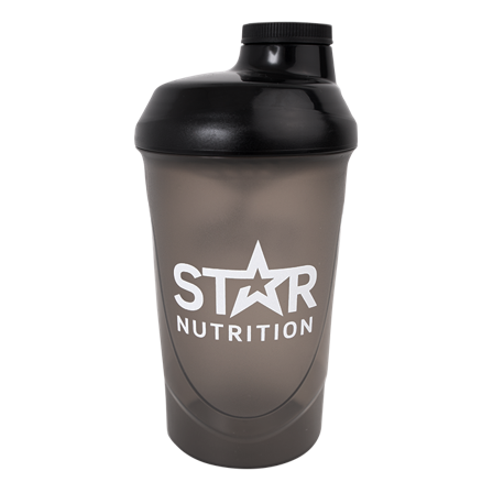 Shakers Star Nutrition Gear Star Nutrition Wave Shaker Sort 800 ml - Bodyman.dk
