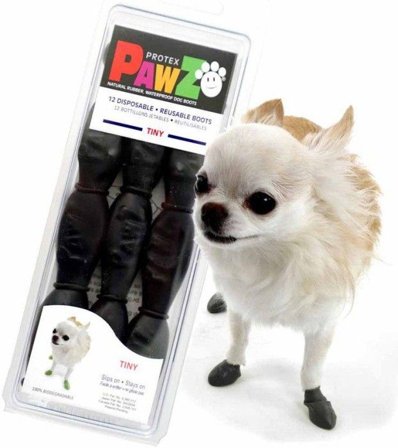 Pawz Dog Boots Black Tiny