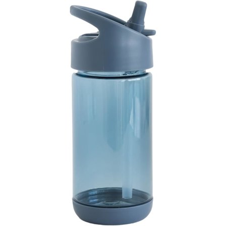 Resirkulert plastflaske for barn, miljøvennlige vannflasker for barn og småbarn med sugerør, lekkasjesikker, BPA-fri