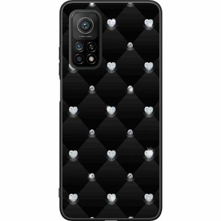 Xiaomi Mi 10t Pro 5g Svart Skal Diamant Hjärta