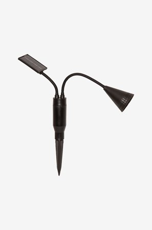 Jotex - Spotlight solcellebelysning Svart - Kjøp Utebelysning hos Jotex