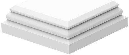 Jabo Arnö 26037 Stolplock vitt 125 mm, Utemiljö