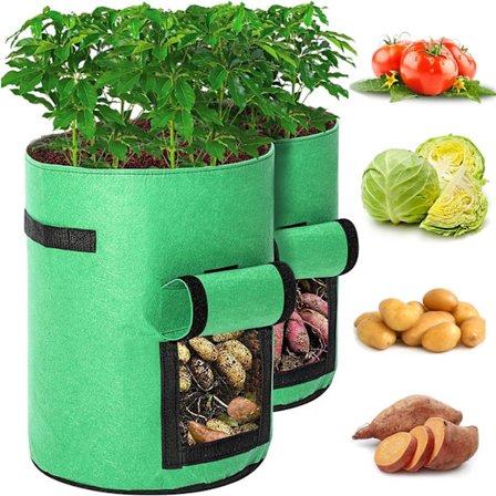Kartoffeldyrkningsposer, 2 pakker 10 gallon Kartoffeldyrkningsposer Kartoffel P