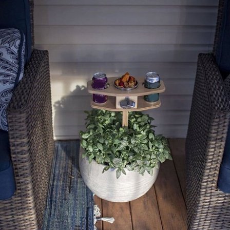 Utomhusöl Vinbord Hopfällbart bärbart träbord Ölälskare present med hopfällbart skrivbord Mini picknickbord