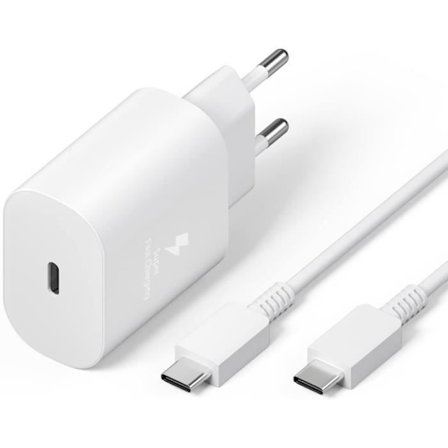 USB C-oplader - Samsung - 25W - Hurtigopladning - QC 3.0 - Kompatibel med Galaxy S22 S23 A14 A54